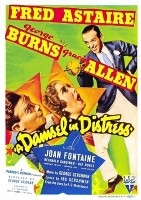 A Damsel in Distress movie poster (1937) metal framed poster