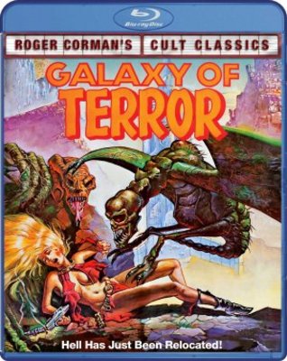 Galaxy of Terror movie poster (1981) poster with hanger