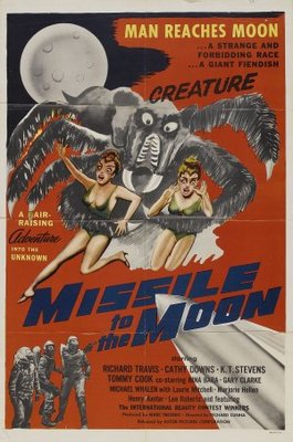 Missile to the Moon movie poster (1958) poster with hanger