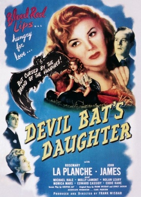 Devil Bat's Daughter movie poster (1946) metal framed poster