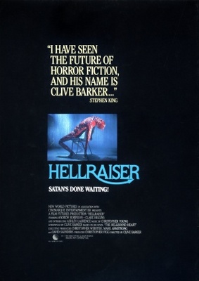 Hellraiser movie poster (1987) pillow