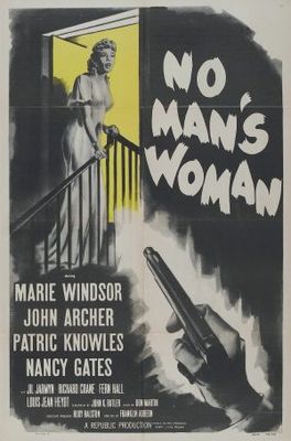 No Man's Woman movie poster (1955) poster with hanger