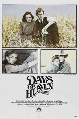 Days of Heaven movie poster (1978) canvas poster