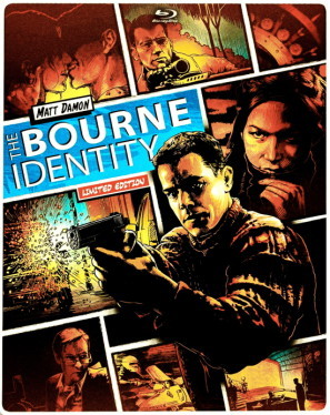 The Bourne Identity movie poster (2002) Stickers MOV_9fxpssza