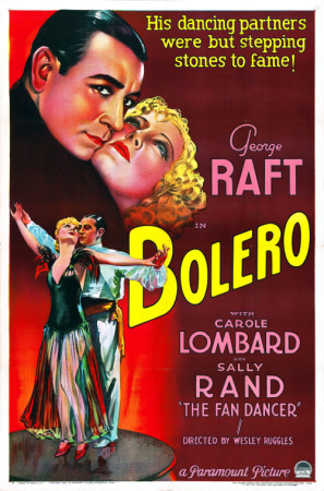 Bolero movie poster (1934) wood print