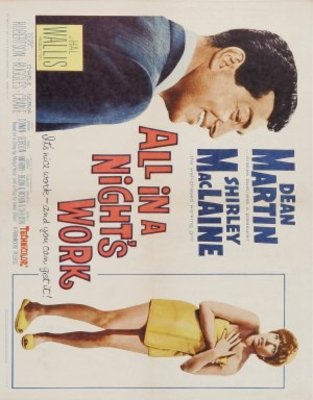 All in a Night's Work movie poster (1961) poster