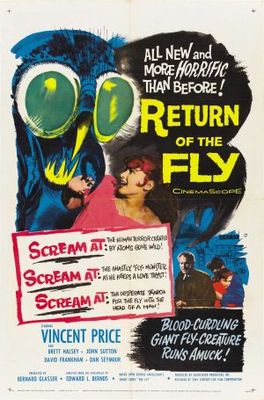 Return of the Fly movie poster (1959) canvas poster