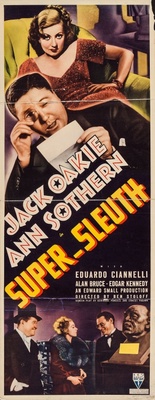 Super-Sleuth movie poster (1937) metal framed poster