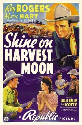 Shine On, Harvest Moon movie poster (1938) wooden framed poster
