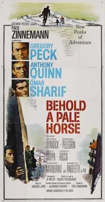 Behold a Pale Horse movie poster (1964) metal framed poster