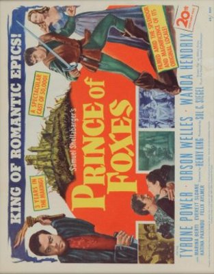 Prince of Foxes movie poster (1949) poster