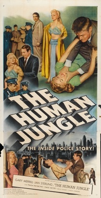 The Human Jungle movie poster (1954) t-shirt