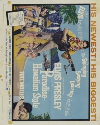 Paradise, Hawaiian Style movie poster (1966) canvas poster