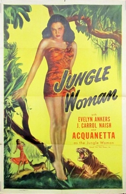 Jungle Woman movie poster (1944) poster with hanger