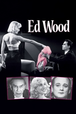 Ed Wood movie poster (1994) wood print