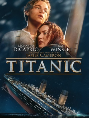 Titanic movie poster (1997) poster with hanger