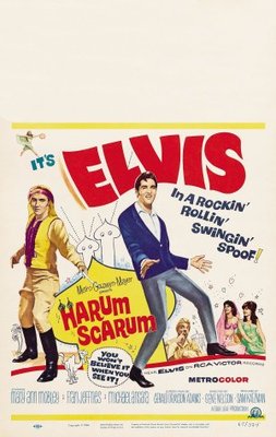 Harum Scarum movie poster (1965) metal framed poster