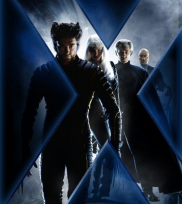 X-Men movie poster (2000) metal framed poster