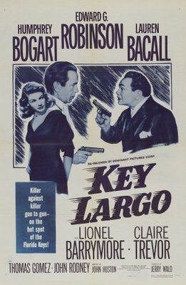 Key Largo movie poster (1948) wood print