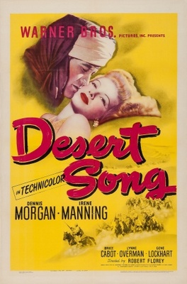 The Desert Song movie poster (1943) metal framed poster
