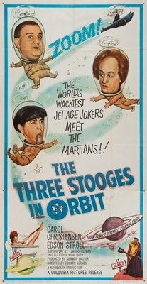 The Three Stooges in Orbit movie poster (1962) poster with hanger