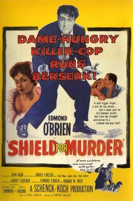Shield for Murder movie poster (1954) mouse pad