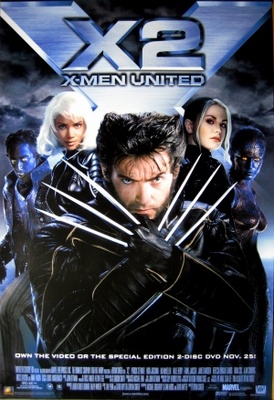 X2 movie poster (2003) mouse pad