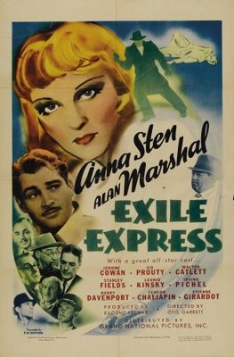 Exile Express movie poster (1939) canvas poster