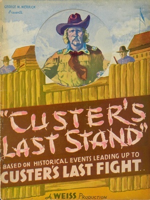 Custer's Last Stand movie poster (1936) canvas poster