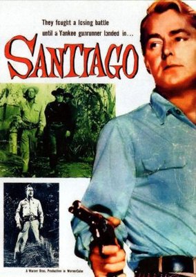 Santiago movie poster (1956) wooden framed poster