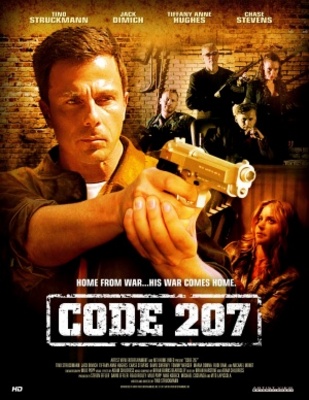 Code 207 movie poster (2011) wooden framed poster