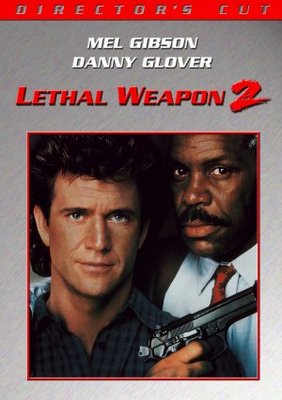 Lethal Weapon 2 movie poster (1989) metal framed poster