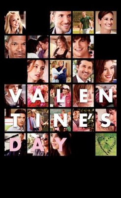 Valentine's Day movie poster (2010) wooden framed poster