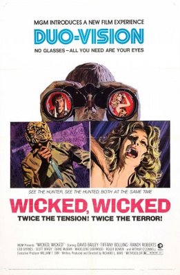 Wicked, Wicked movie poster (1973) canvas poster