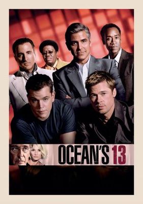 Ocean's Thirteen movie poster (2007) wood print