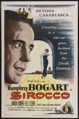 Sirocco movie poster (1951) metal framed poster