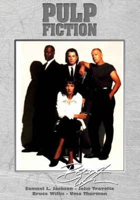 Pulp Fiction movie poster (1994) wood print