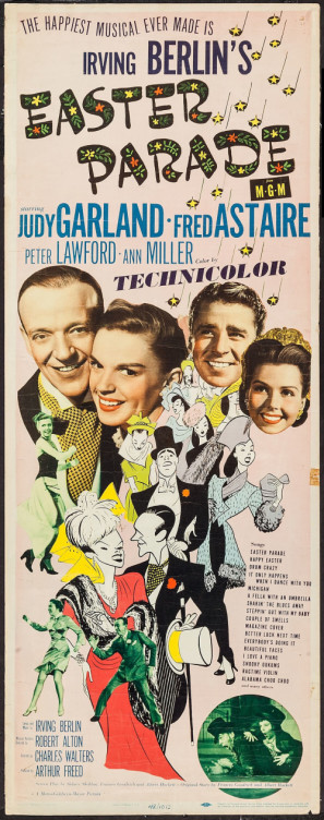 Easter Parade movie poster (1948) metal framed poster