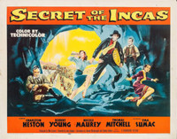 Secret of the Incas movie poster (1954) Longsleeve T-shirt #1468581