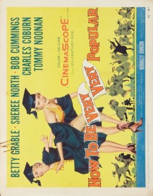 How to Be Very, Very Popular movie poster (1955) Stickers MOV_b0276542