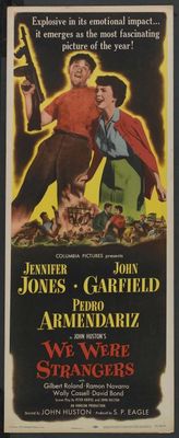 We Were Strangers movie poster (1949) metal framed poster
