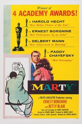 Marty movie poster (1955) poster with hanger