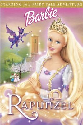 Barbie As Rapunzel movie poster (2002) wood print