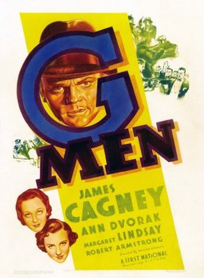 'G' Men movie poster (1935) metal framed poster