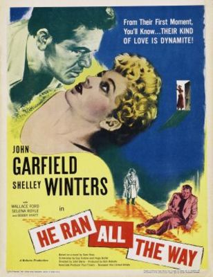 He Ran All the Way movie poster (1951) poster with hanger