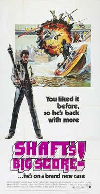 Shaft's Big Score! movie poster (1972) pillow