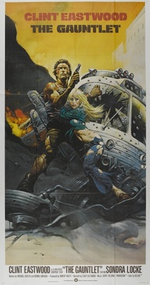 The Gauntlet movie poster (1977) metal framed poster