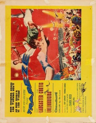 Trapeze movie poster (1956) poster