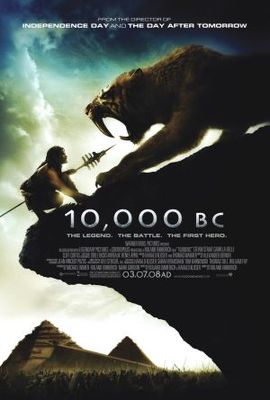 10,000 BC movie poster (2008) poster with hanger