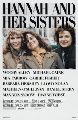 Hannah and Her Sisters movie poster (1986) canvas poster